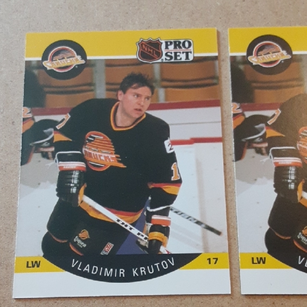 Vladimir Krutov Pro Set Hockey Rookie Cards